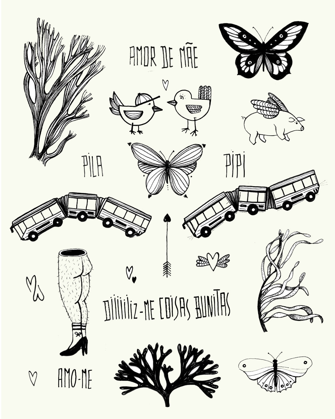 Tattoo Workshop "From Illustration to Tattoo, Methods, and Techniques for Beginners" with Daiena in Lisbon, Portugal by subcultours