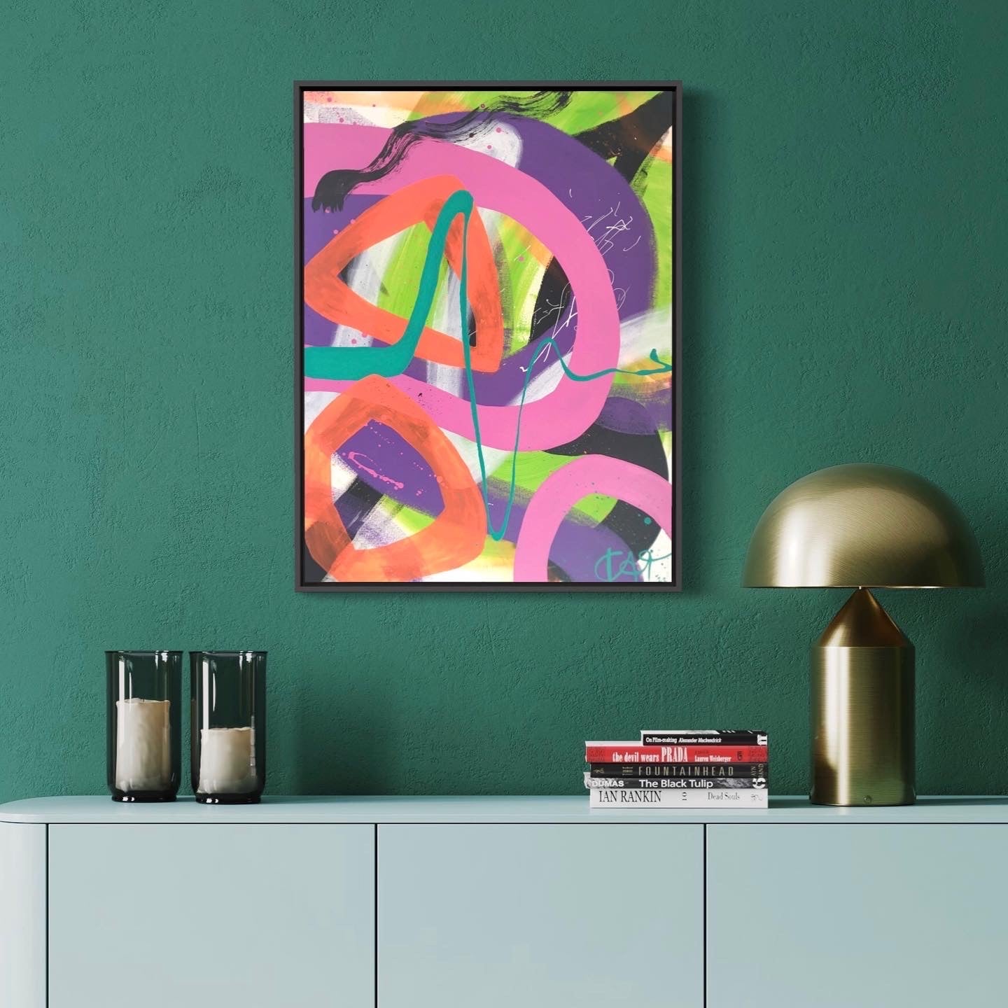 Team Building Painting Workshop "Emotional, Abstract Art" with Kat in Berlin, Germany by subcultours