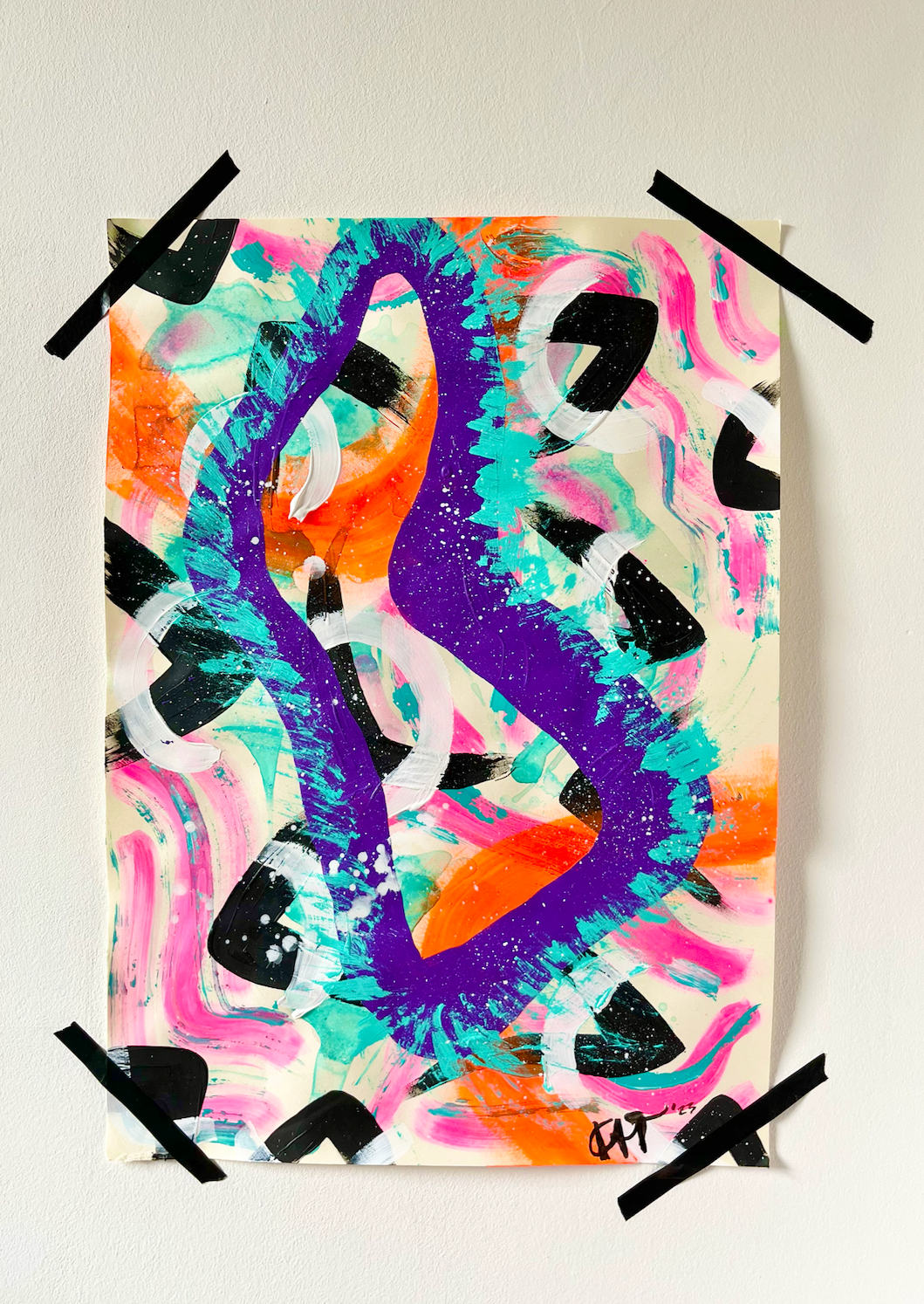 Team Building Painting Workshop "Emotional, Abstract Art" with Kat in Berlin, Germany by subcultours