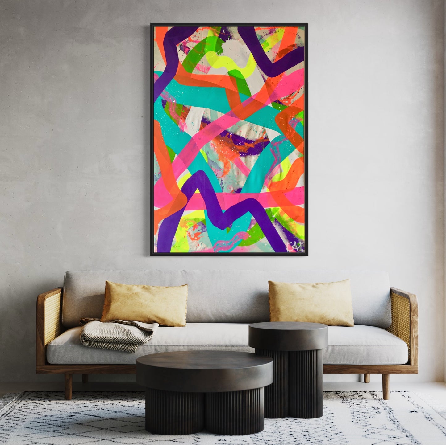 Team Building Painting Workshop "Emotional, Abstract Art" with Kat in Berlin, Germany by subcultours