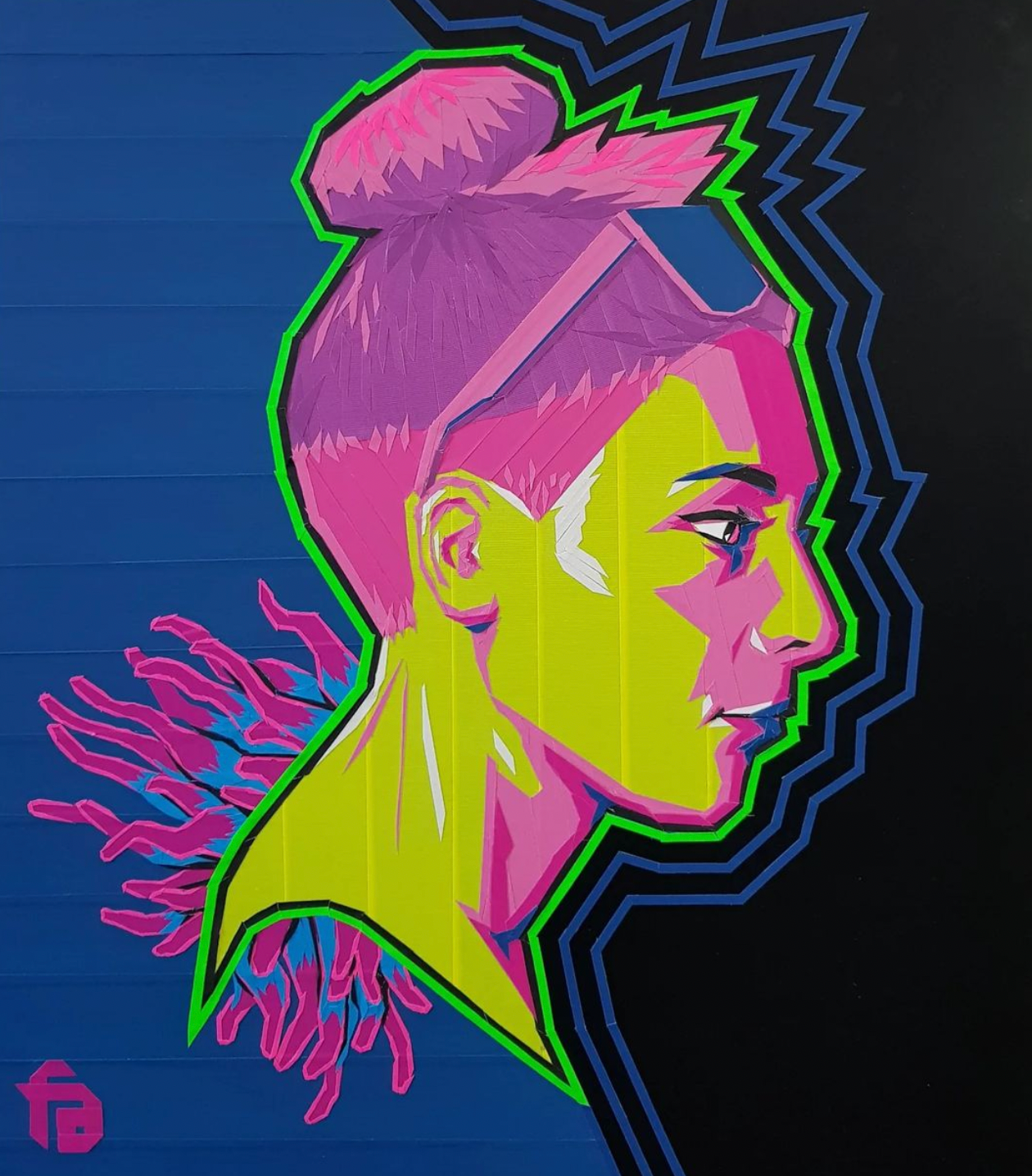 Tape Art Workshop for Teambuilding Events with Fabifa in Berlin, Germany