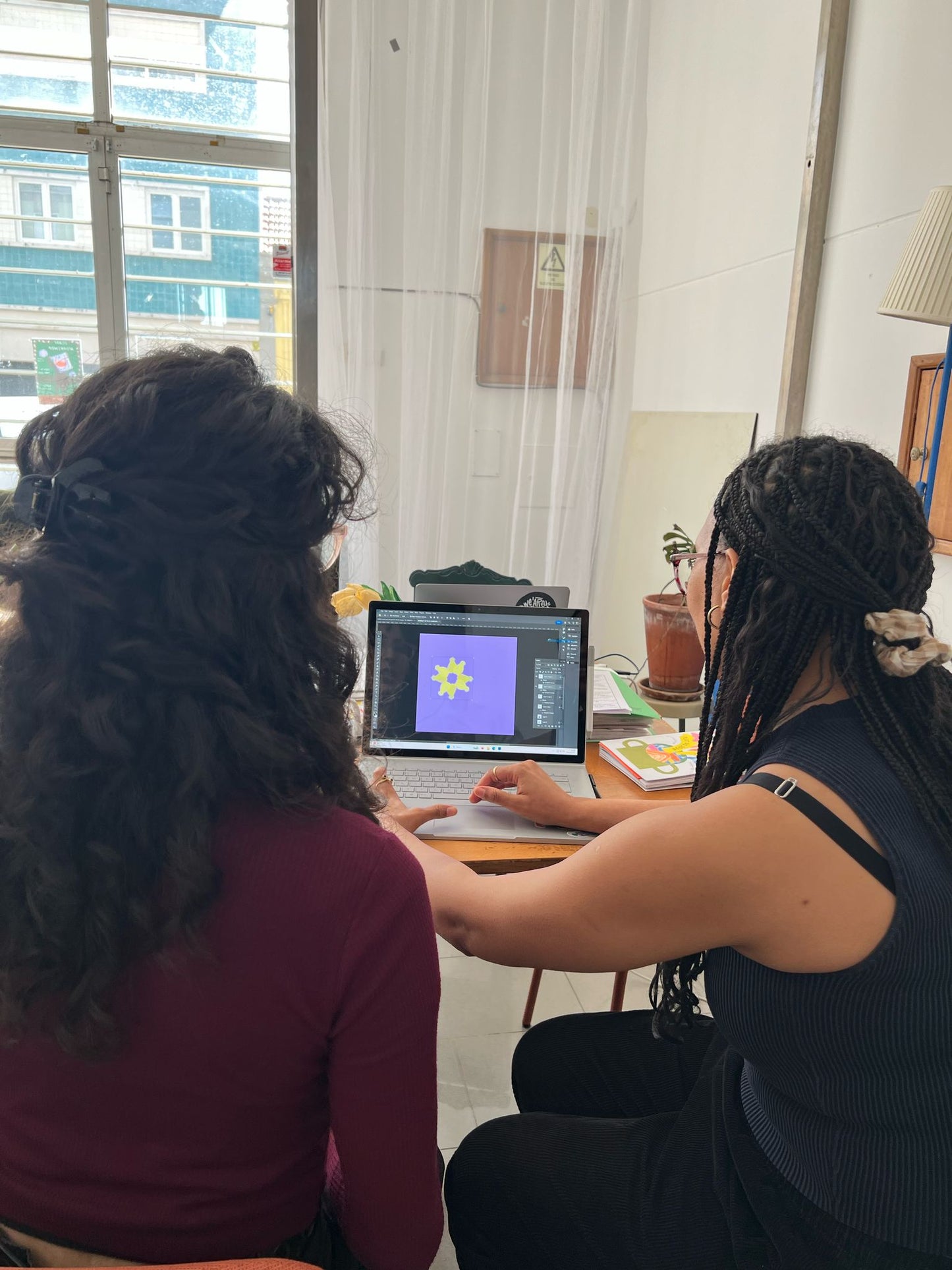 Textile Art Workshop "Create Your Own Organic Cotton Scarf" with Emma in Lisbon, Portugal, by subcultours