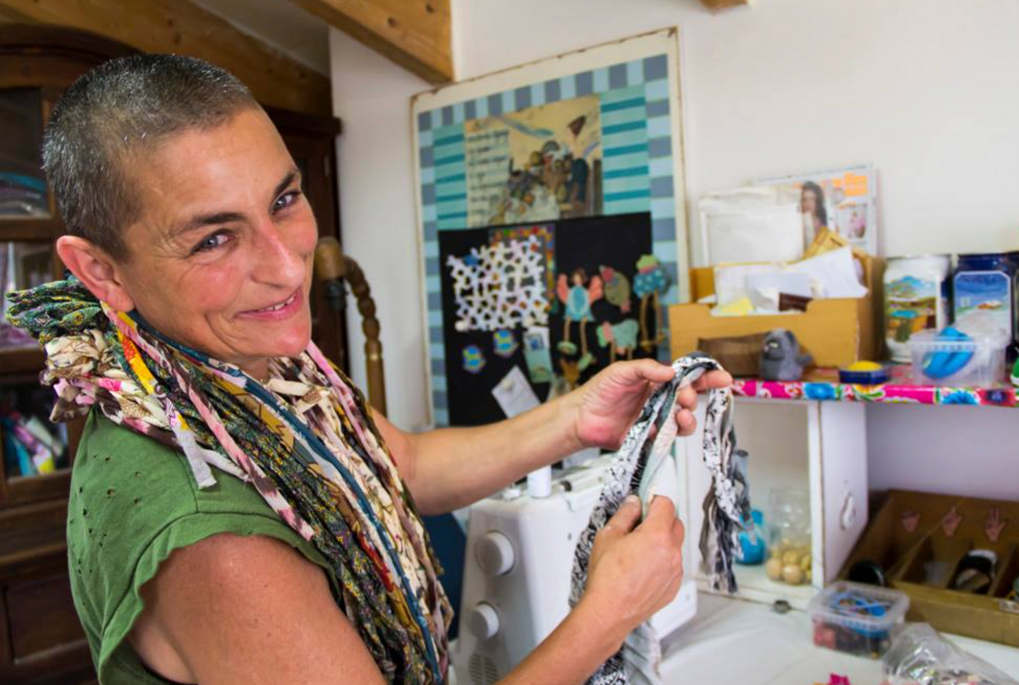 Textile-Puppen-Workshop mit Liat Kires in Matan, bei Tel Aviv, Israel