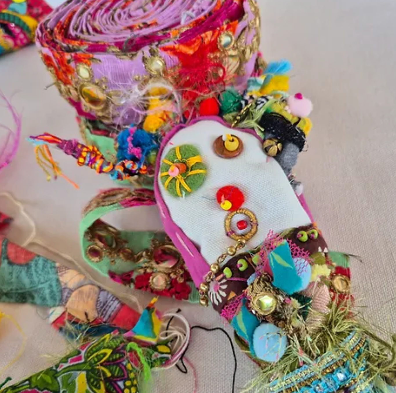 Textile Doll Workshop with Liat Kires in Matan, Tel Aviv, Israel, by subcultours, puppet 2