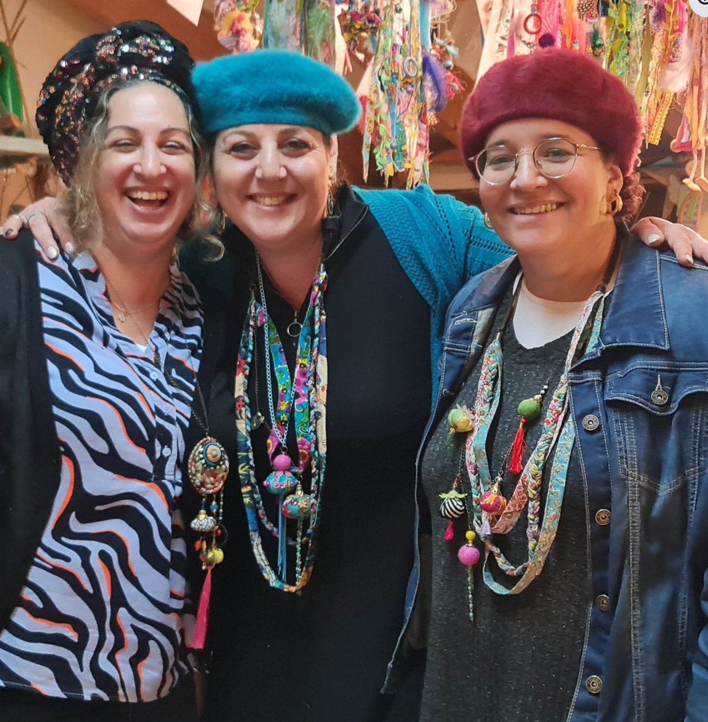 Textile Jewelry Making Workshop with Liat in Matan, Tel Aviv, Israel, by subcultours, 37