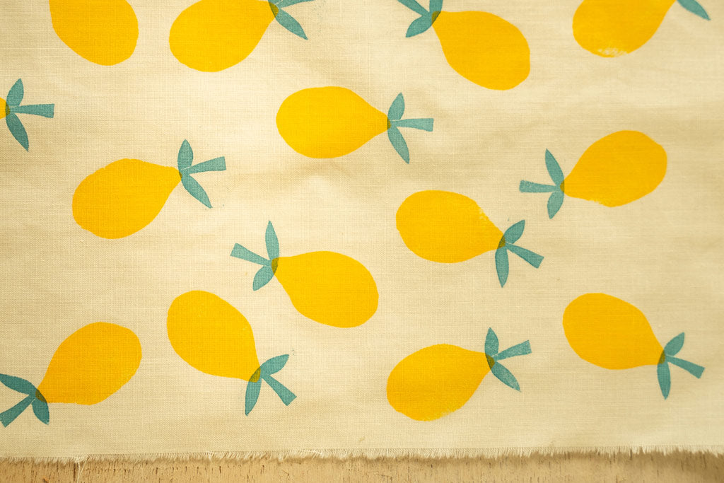 "Textile Printing with Stamps" Workshop with Andrea on island Illa de Arousa, Galicia by subcultours