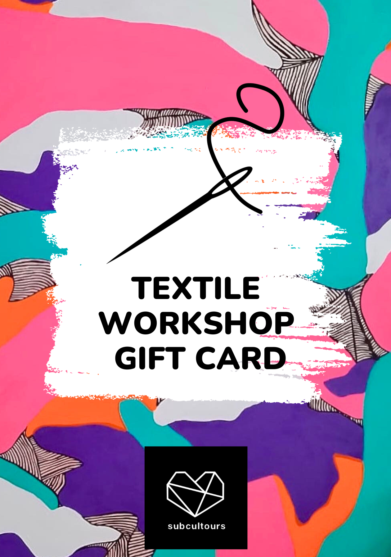 Textile Workshop gift card by subcultours
