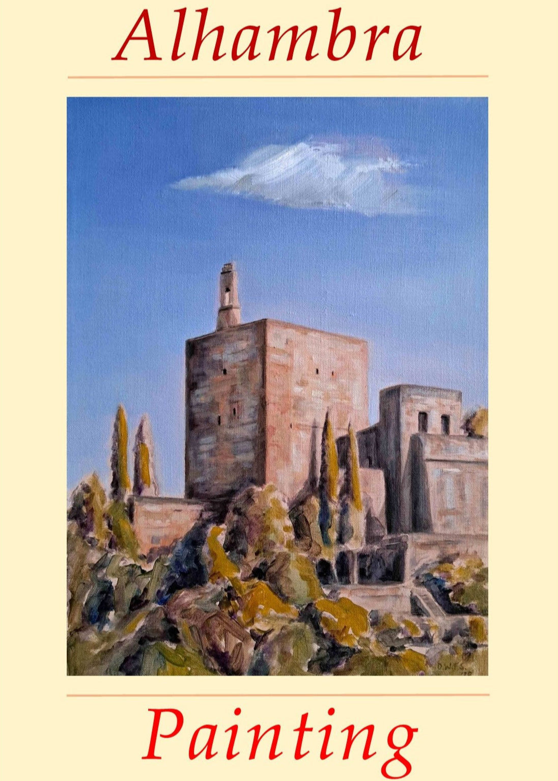 The Alhambra Painting Experience - 5-Day Art Retreat with Daniel in Granada, Spain, by subcultours