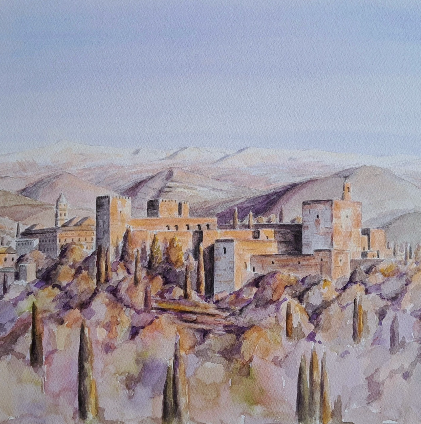 The Alhambra Painting Experience - 5-Day Art Retreat with Daniel in Granada, Spain, by subcultours