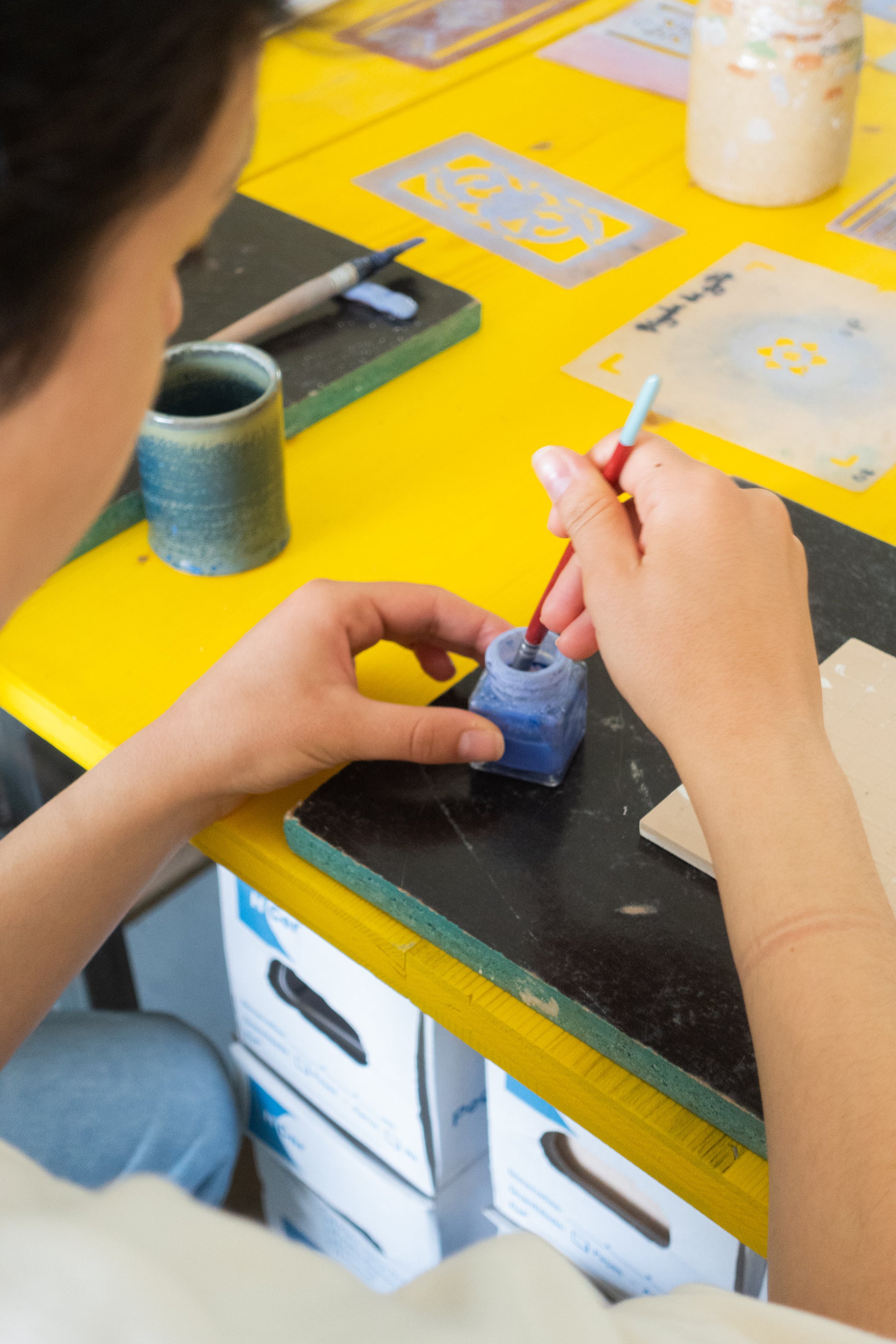 Tile Painting Workshop "Porto Tiles and Tea" with Francisco in Porto, Portugal, by subcultours, tile painting