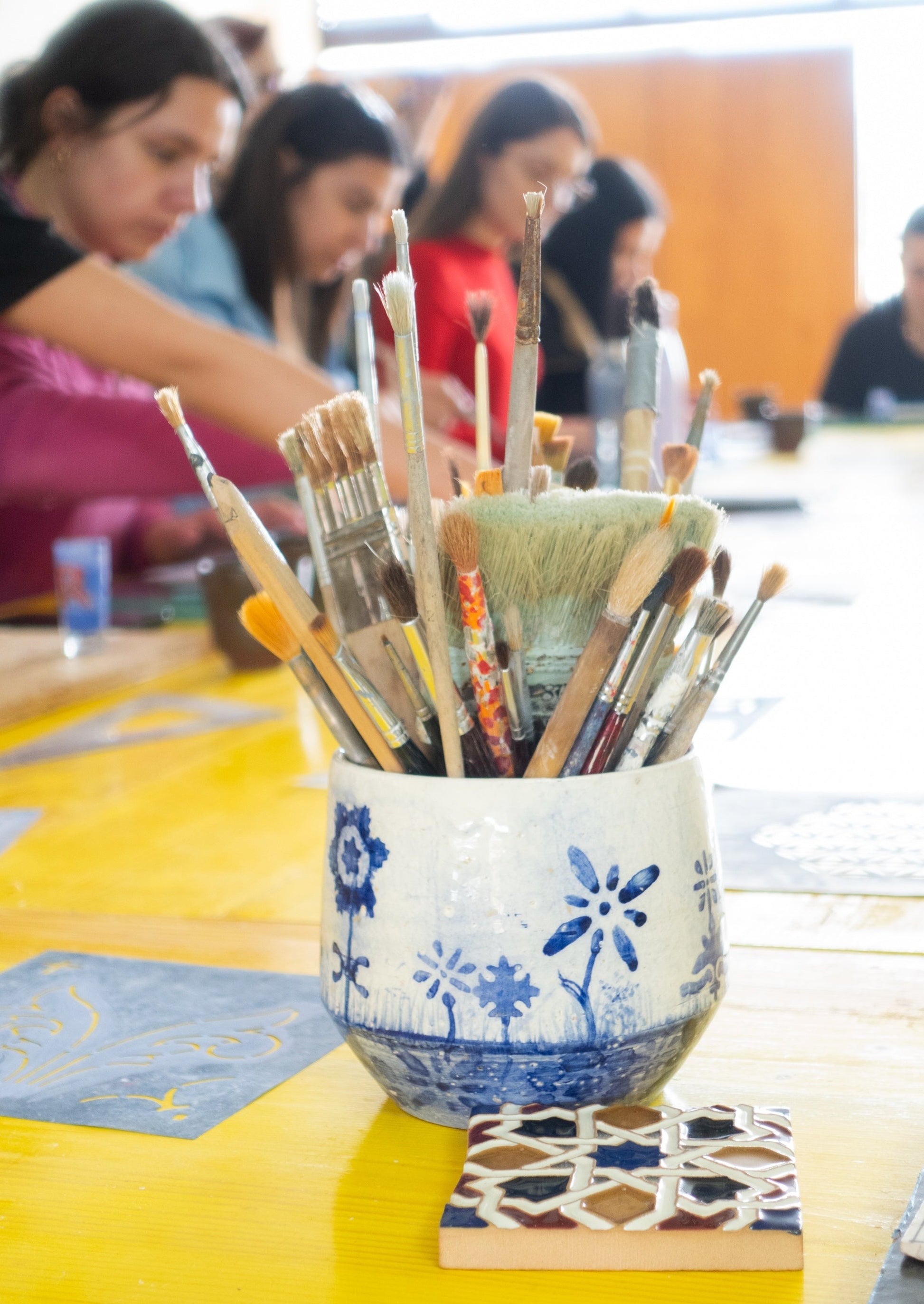 Tile Painting Workshop "Porto Tiles and Tea" with Francisco in Porto, Portugal by subcultours