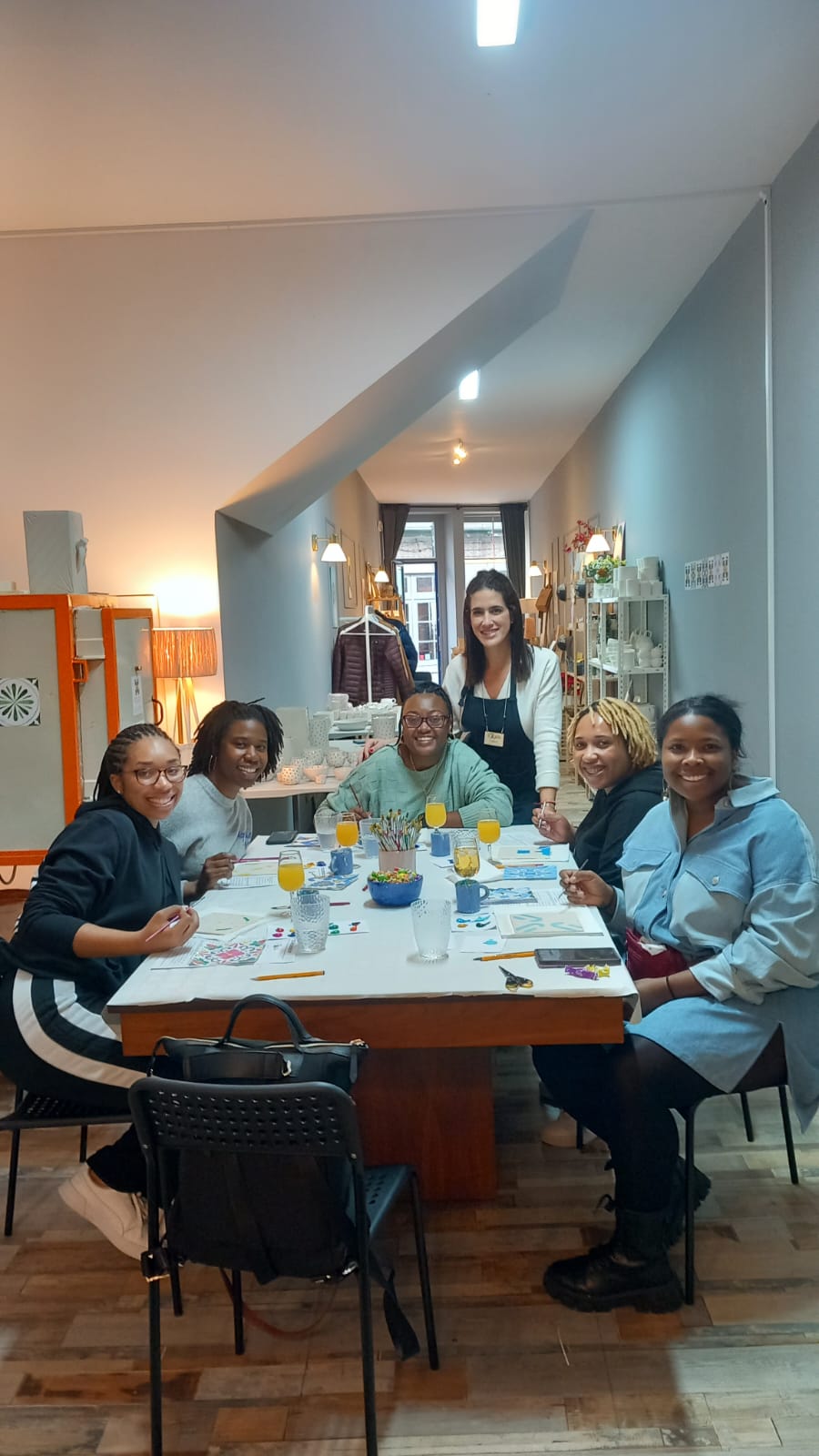 Tile Painting Workshop with Daniela and Team in Porto, Portugal