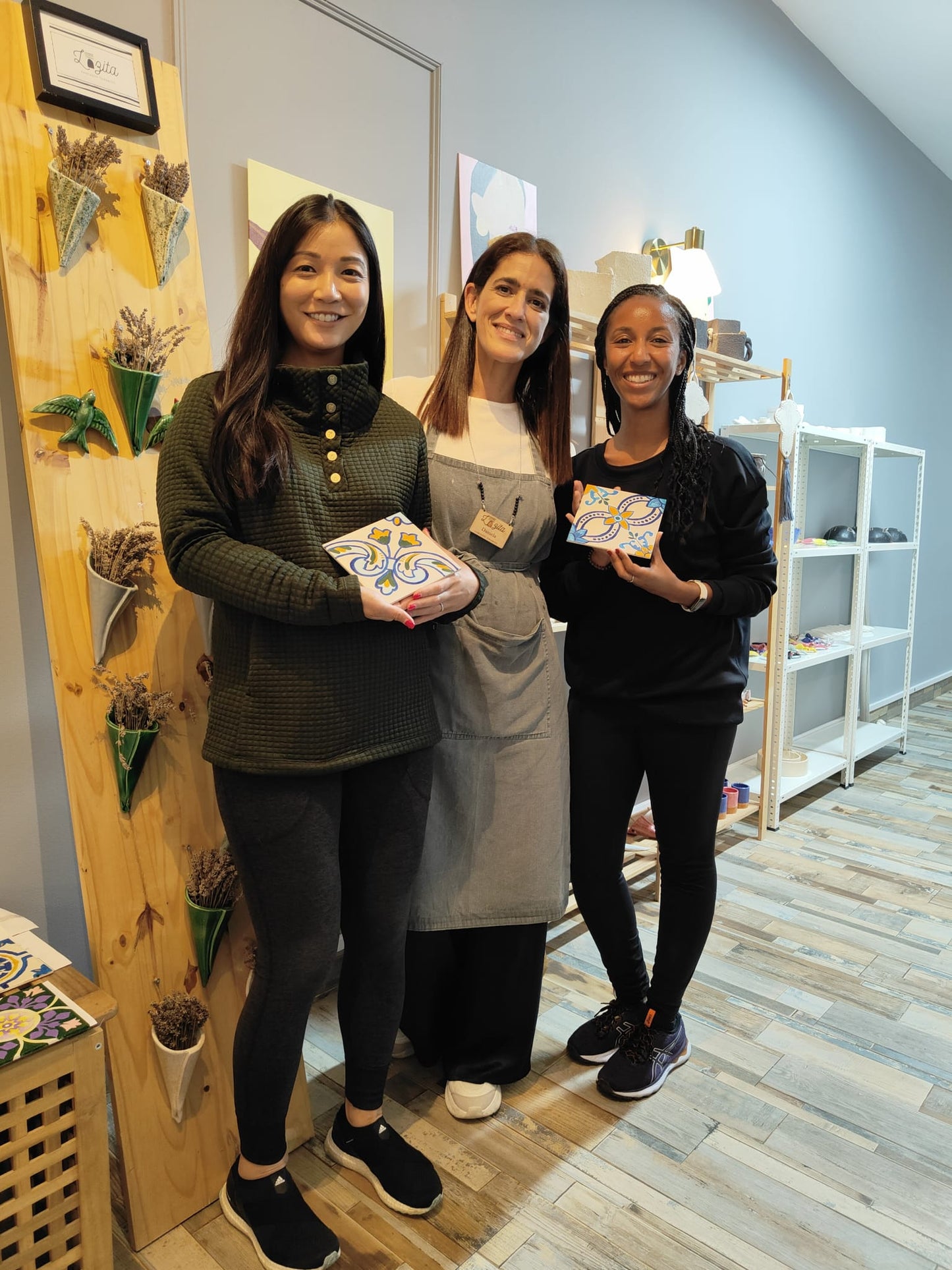 Tile Painting Workshop with Daniela and Team in Porto, Portugal