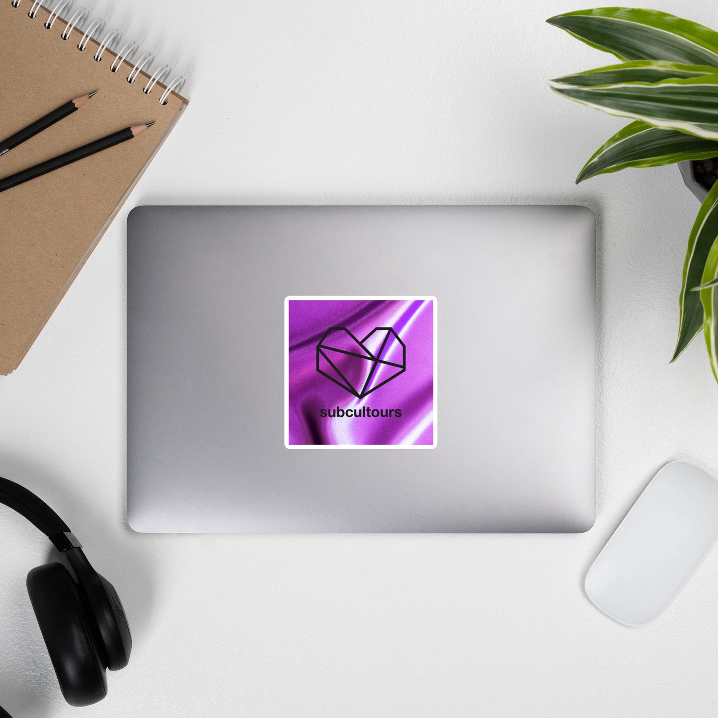 subcultours stickers purple shiny silk, by subcultours 5