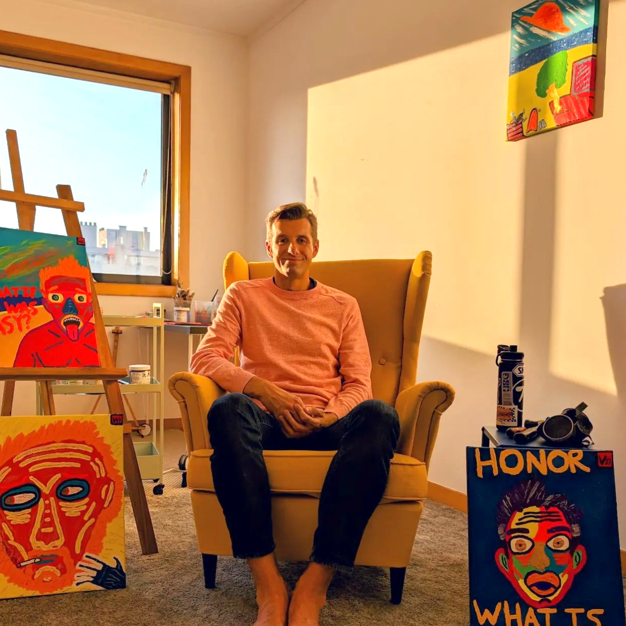Team Building Painting Workshop "Expand Your Notions Of Creativity" with Charlie in Porto, Portugal by subcultours