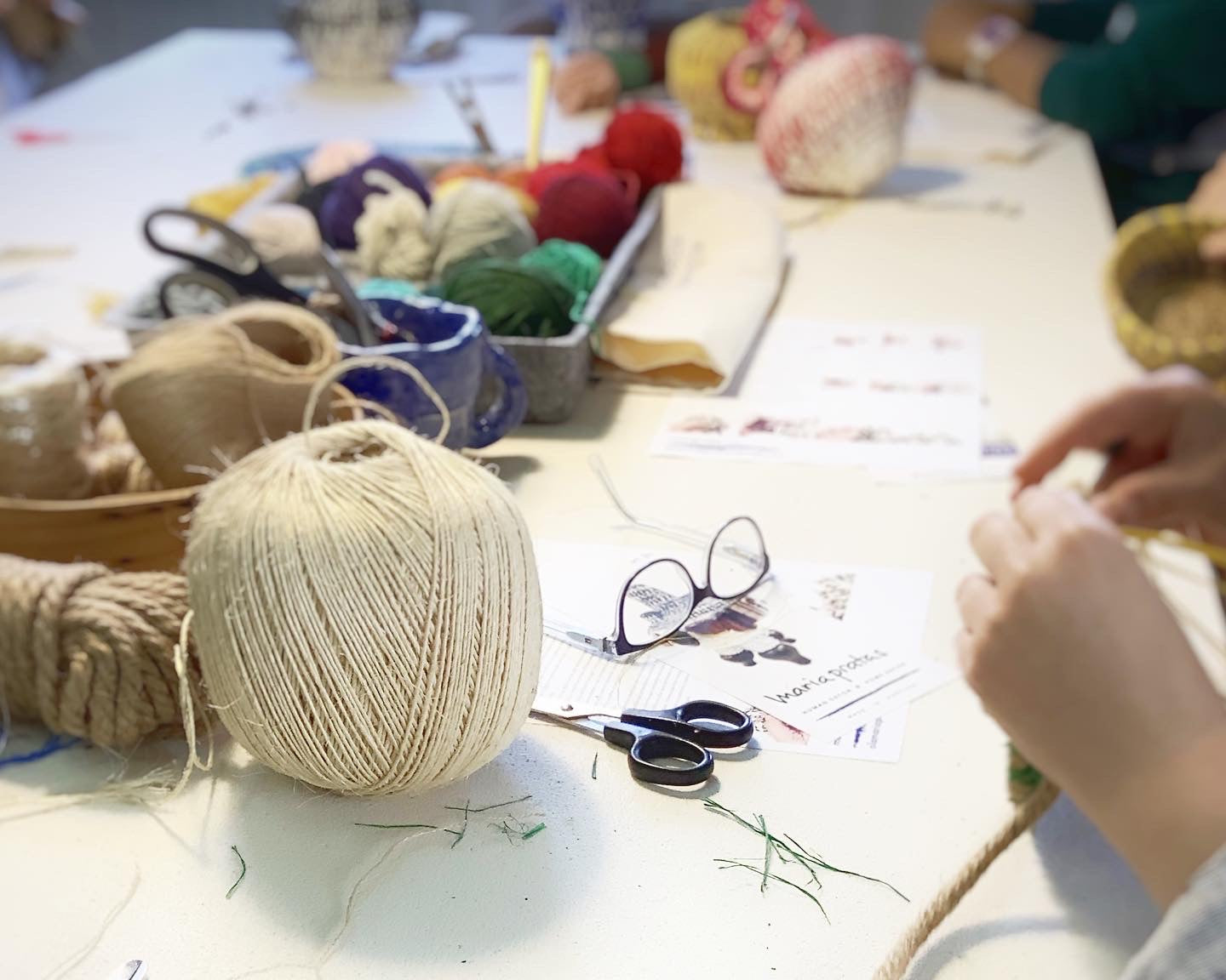 Textile Basketry Workshop with Maria in Algarve, Portimão, Portugal by subcultours