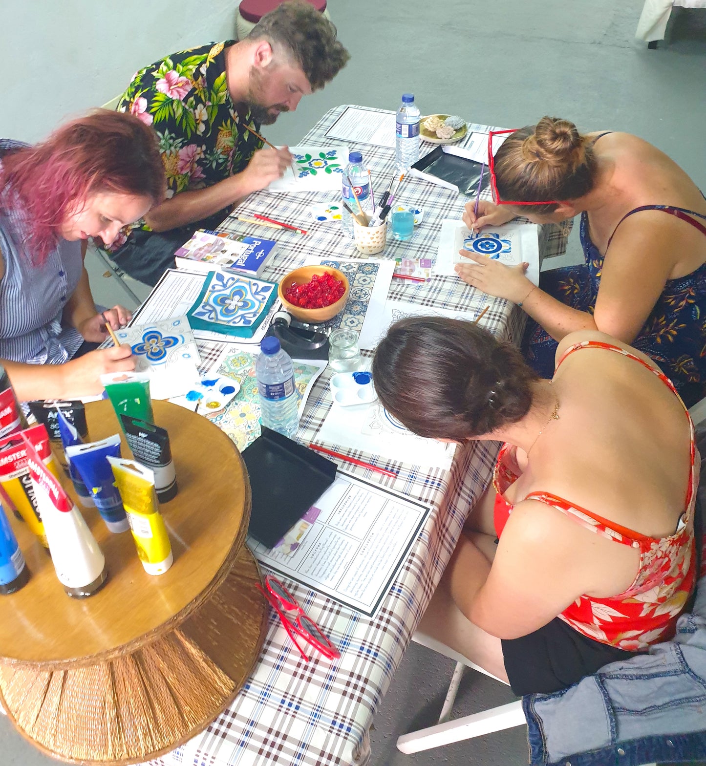 Tile Painting Workshop with Daniela in Porto, Portugal by subcultours