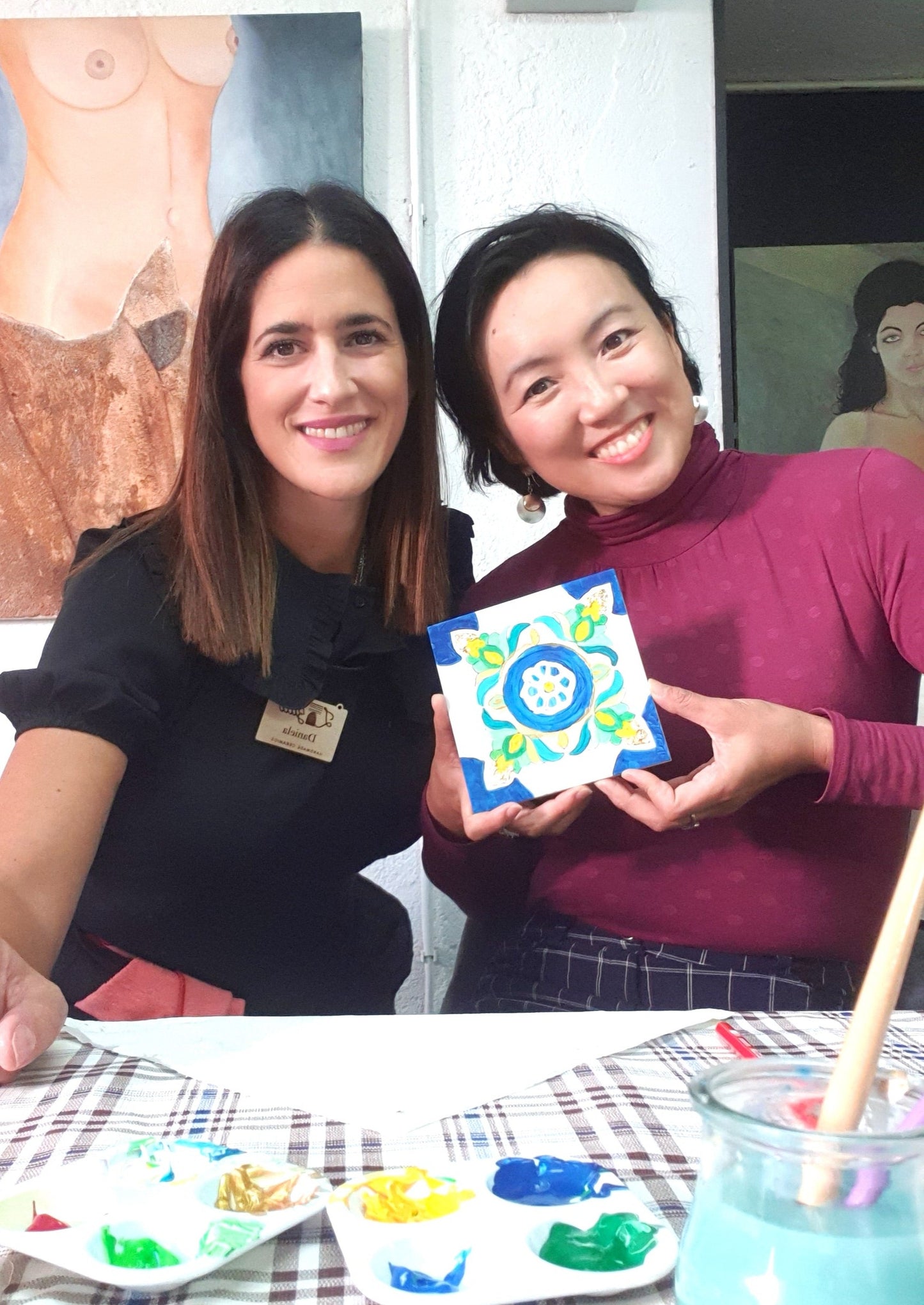 Tile Painting Workshop with Daniela in Porto, Portugal by subcultours