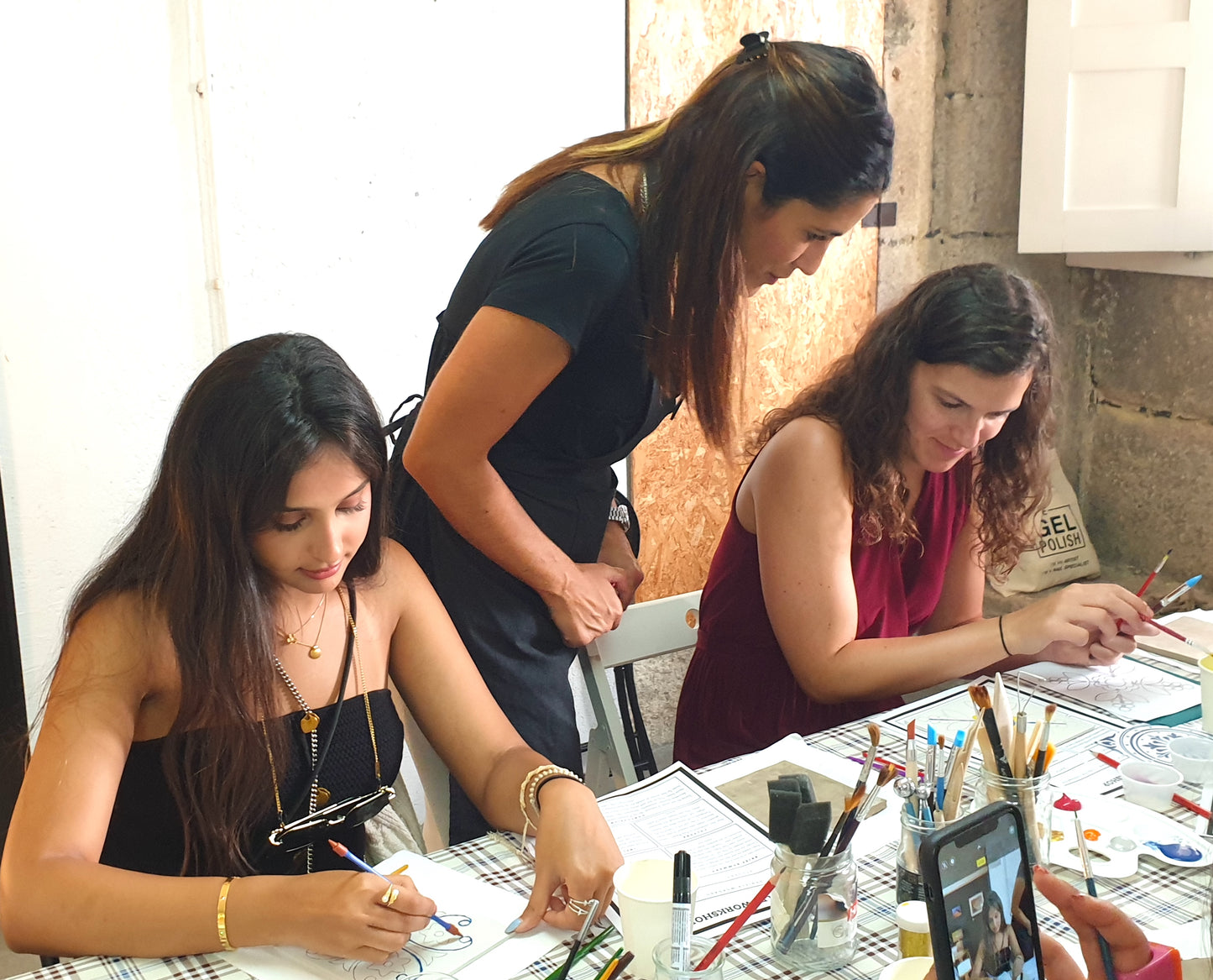 Tile Painting Workshop with Daniela in Porto, Portugal by subcultours