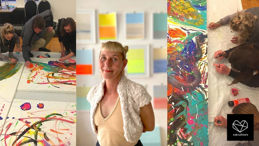 Steffi talks about her Abstract Art Teambuilding Event in Berlin, Germany