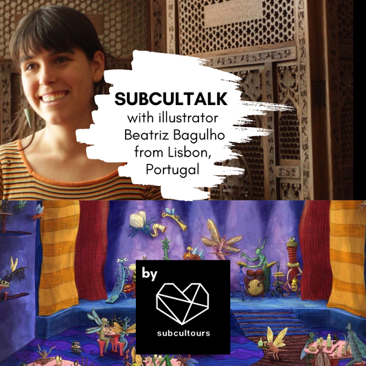 subcultalk with illustration artist Beatriz Bagulho from Lisbon, Portugal