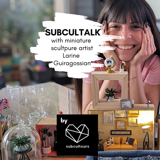subcultalk with miniature art creator Larine Guiragossian from Engen, Germany