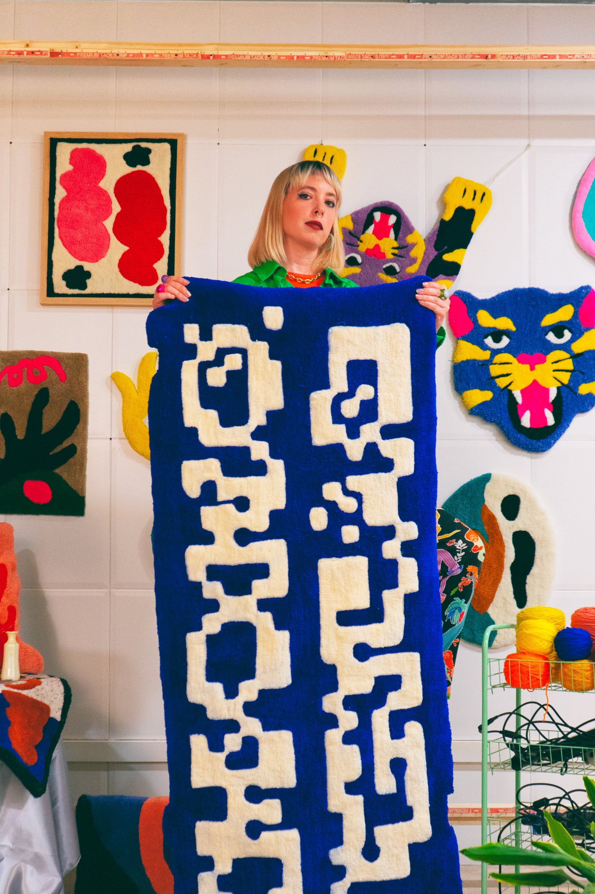 1-Day Tufting Workshop "Create Your Own Rug" with Julie in Barcelona, Spain by subcultours