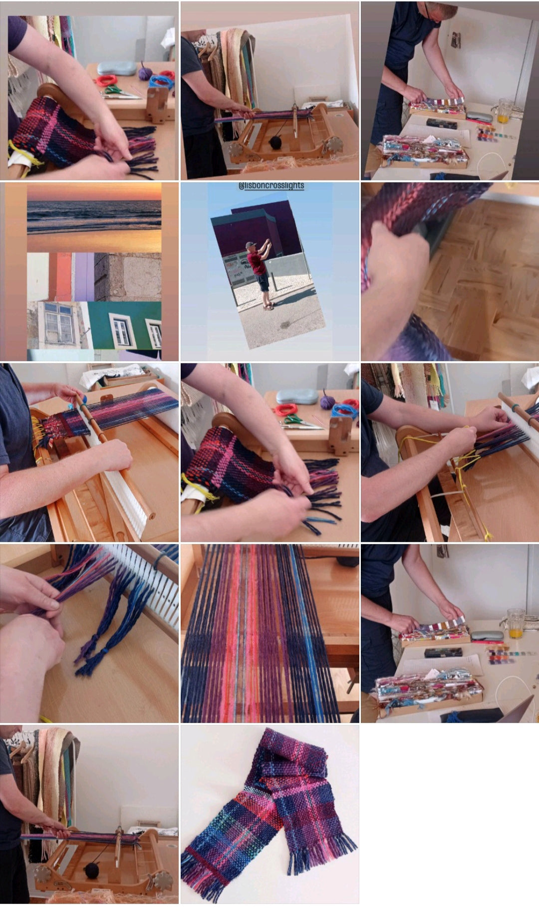 3 Days "Textile Weaving Workshop" and Homestay with Rita in Lisbon, Portugal