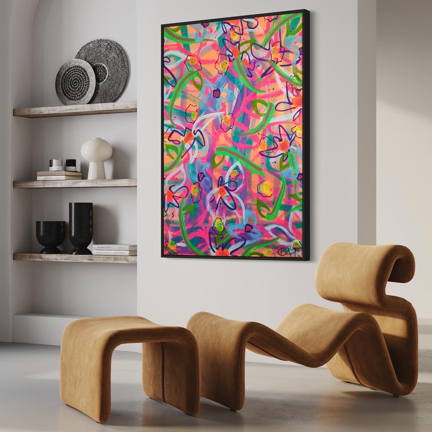 Private Psychedelic Painting Sunset Session with Kat  in Berlin, Germany