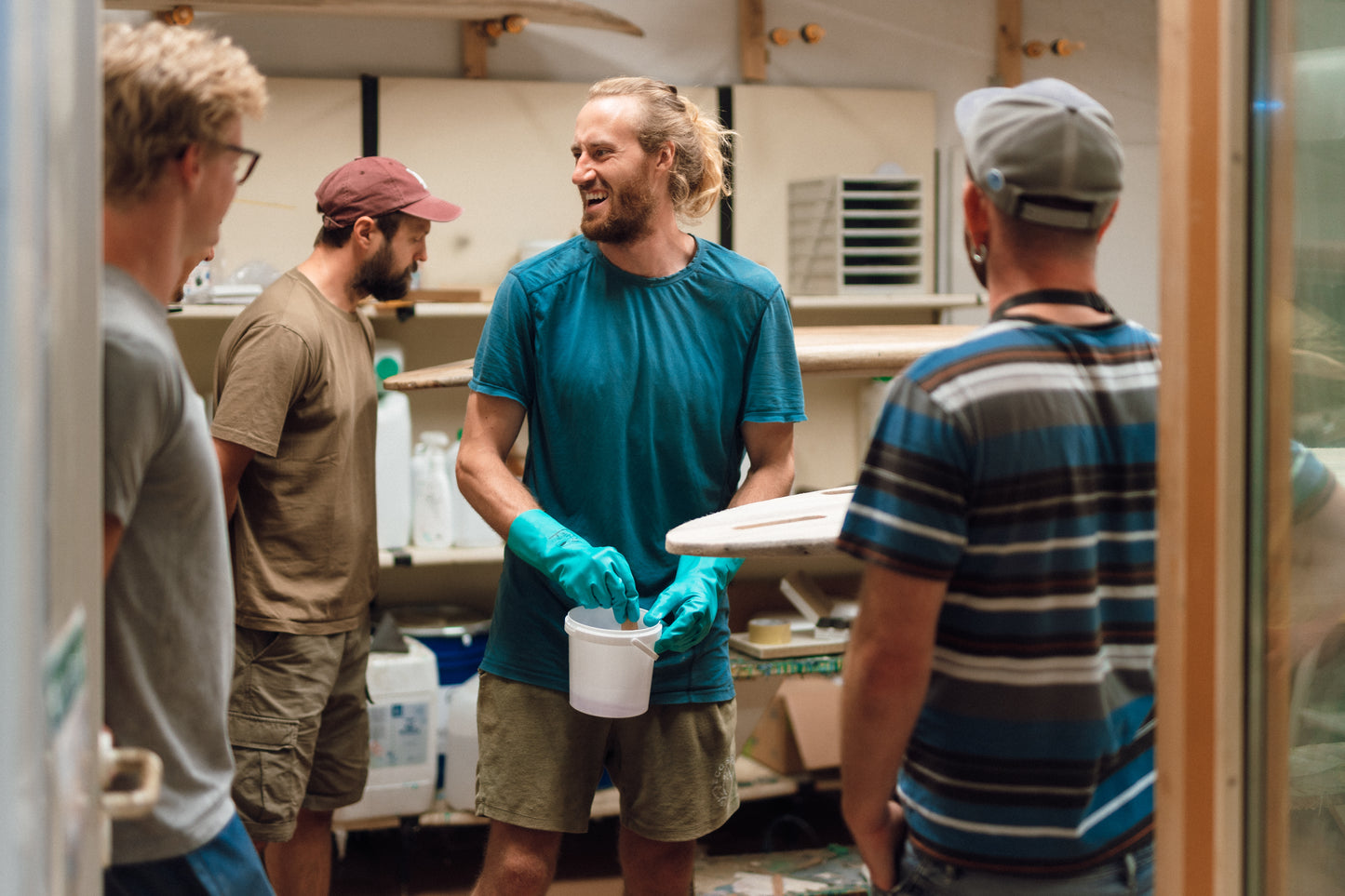 Agave Surfboard Shaping Workshop with Adrian and Team in Gijón, Asturias, Spain by subcultours