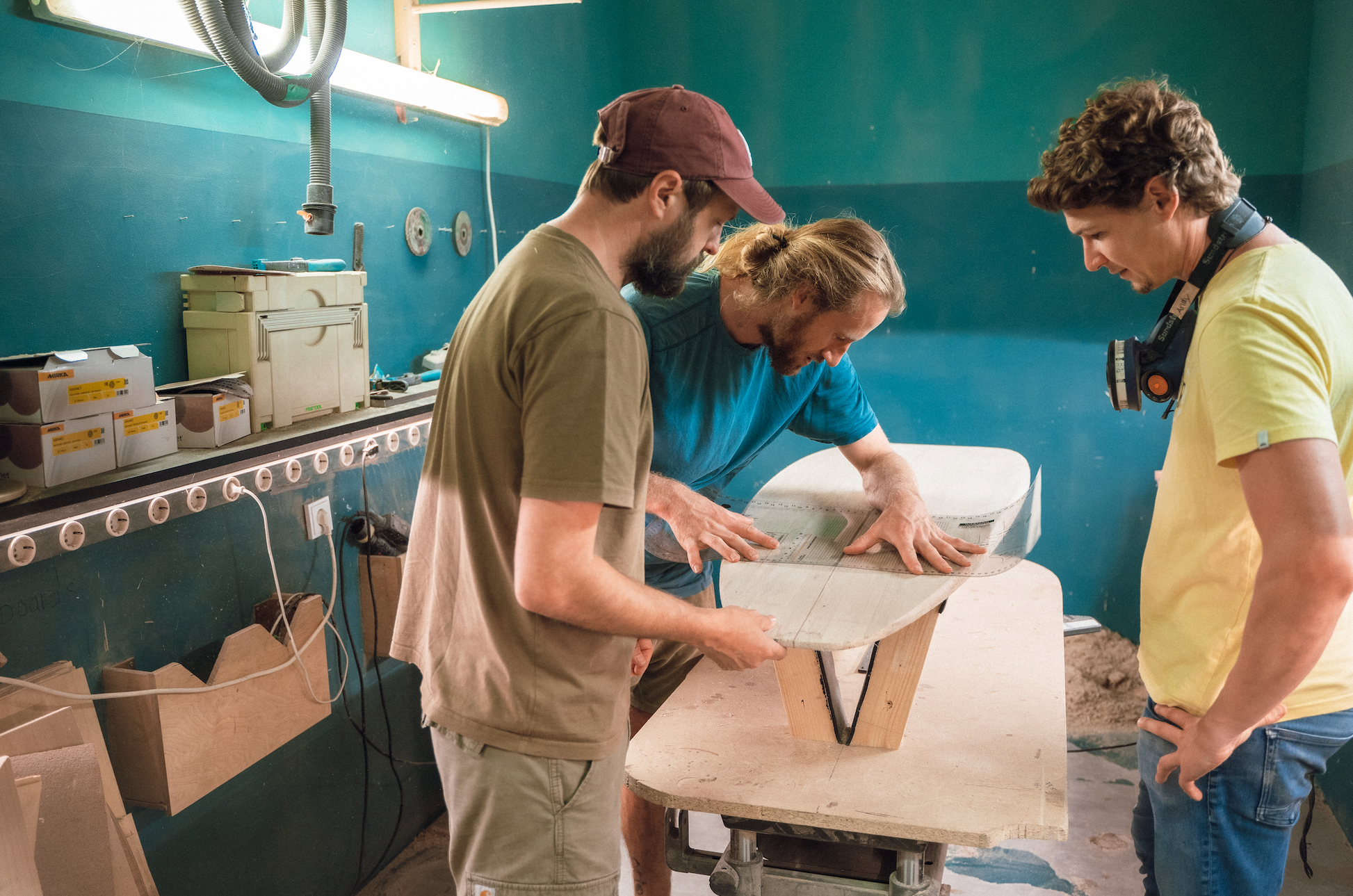 Agave Surfboard Shaping Workshop with Adrian and Team in Gijón, Asturias, Spain by subcultours