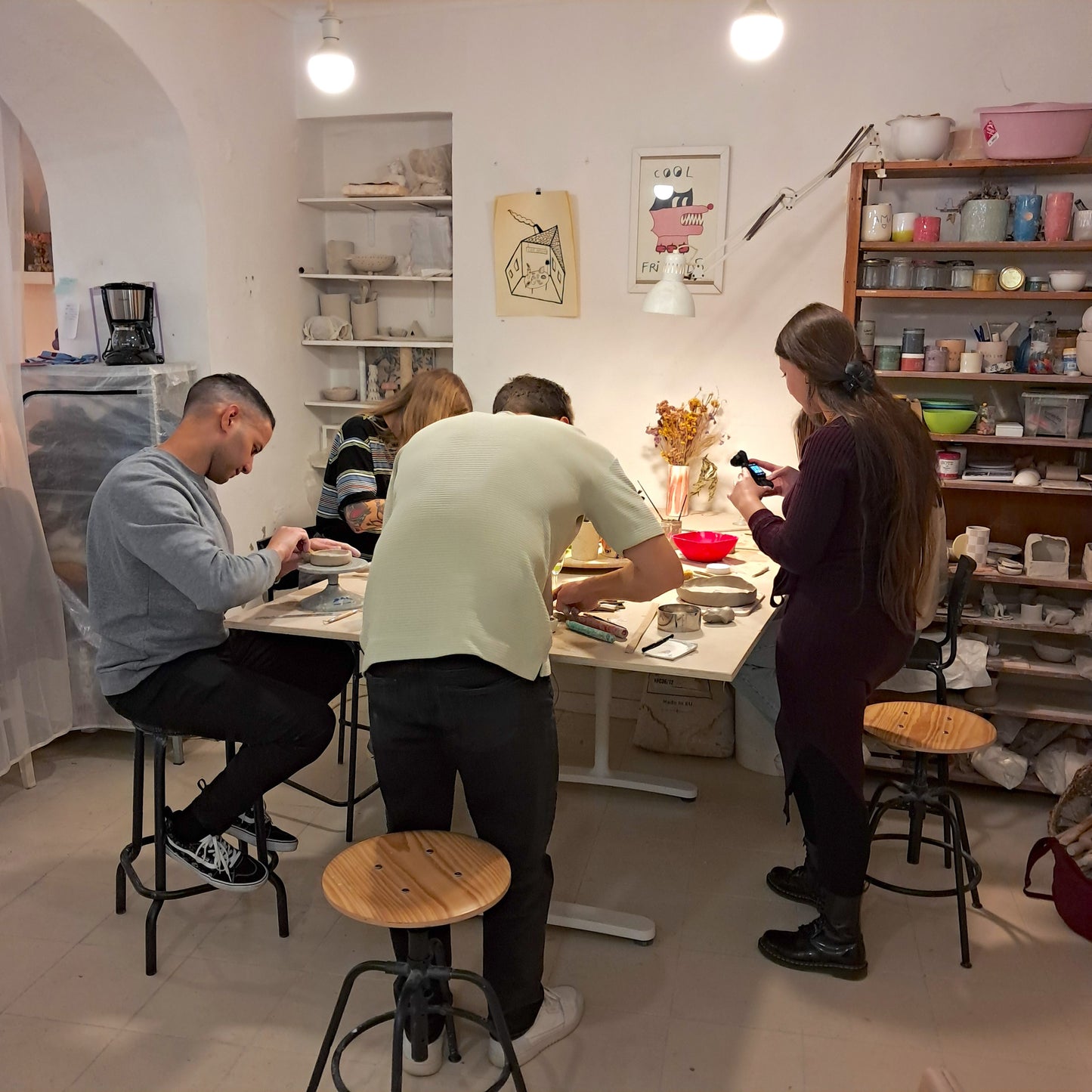 Brunch and Ceramics Workshop with Julia in Lisbon, Portugal, Team Event, by subcultours