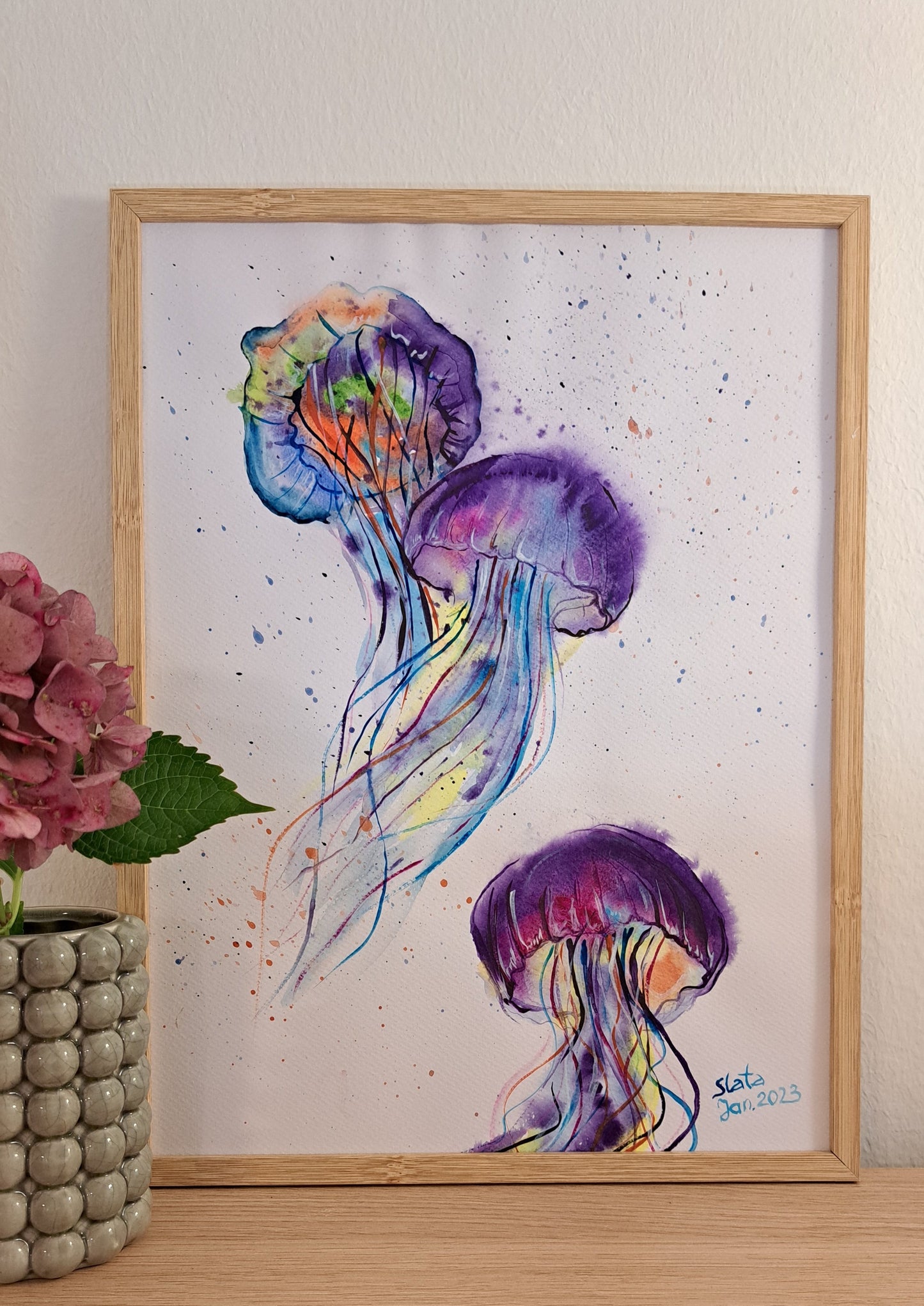 Unique Art & Lively Watercolor Workshop with Slata in Hamburg, Germany