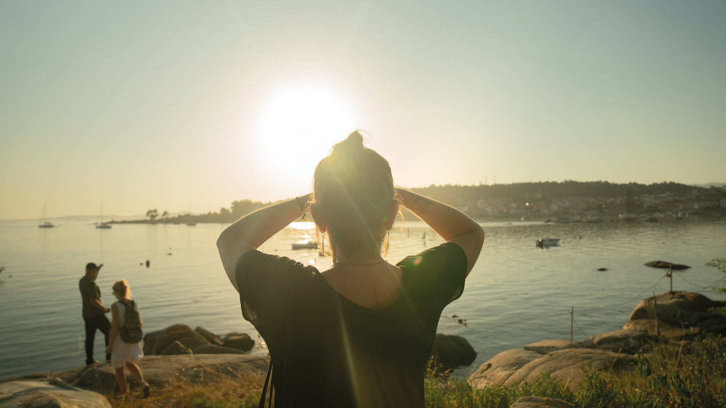 Cyanotype Workshop with Andrea on island Illa de Arousa, Galicia by subcultours