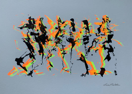 "Dance No.3" Screen Print Artwork by Araiké Da Silva