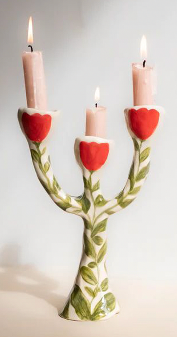 Ceramic Workshop "Candelabra Candle Holder" with Anna in Lisbon, Portugal, Plant Candle Holder, by subcultours