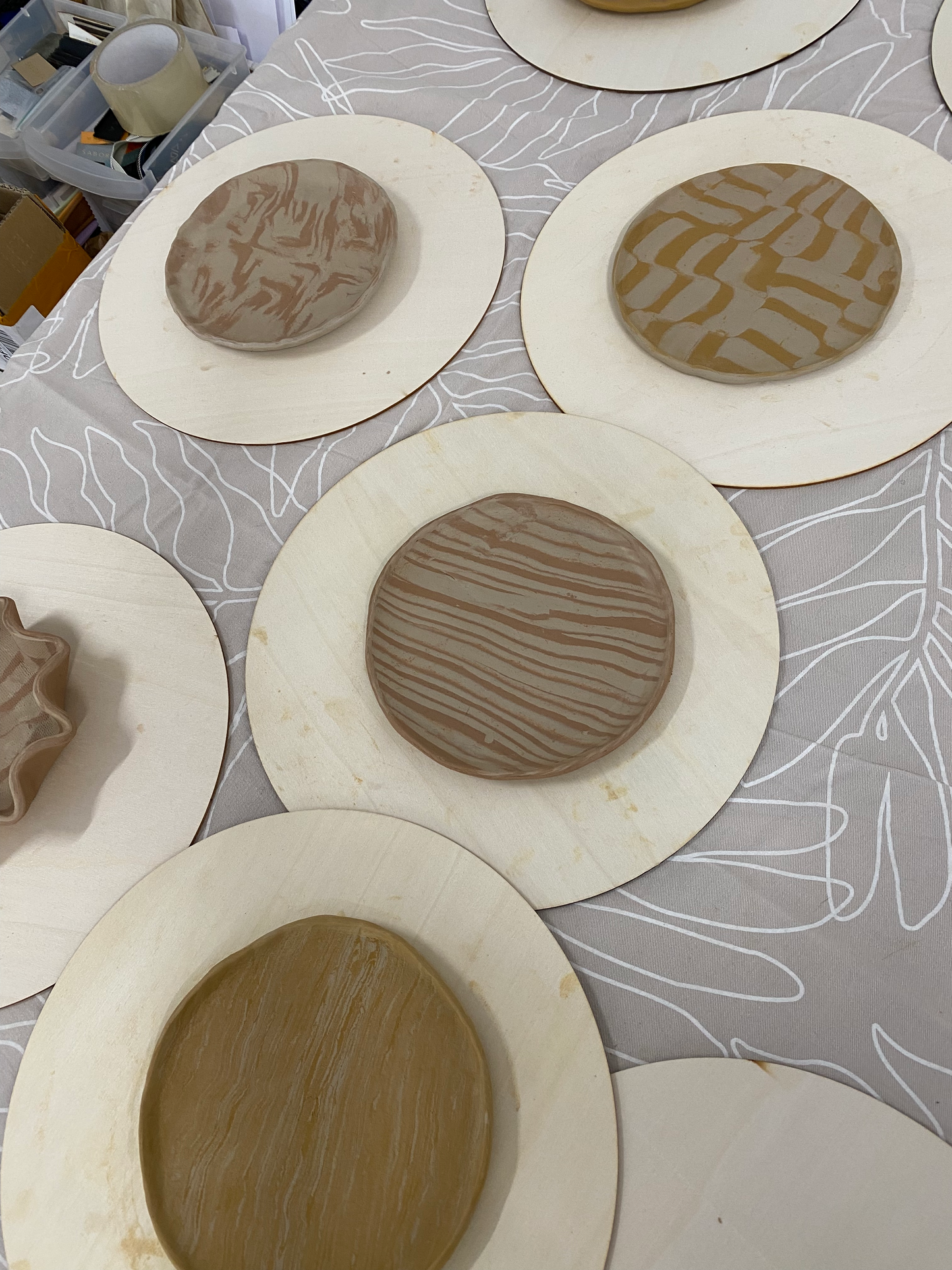 Keramik-Workshop „Nerikomi – alte japanische Schichttechnik“ mit Yvonne in Wien, Österreich