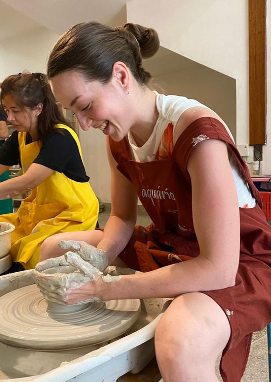 Ceramic Workshop "Pottery Wheel For Beginners" with Sara in Vila Nova de Gaia, Porto, Portugal by subcultours