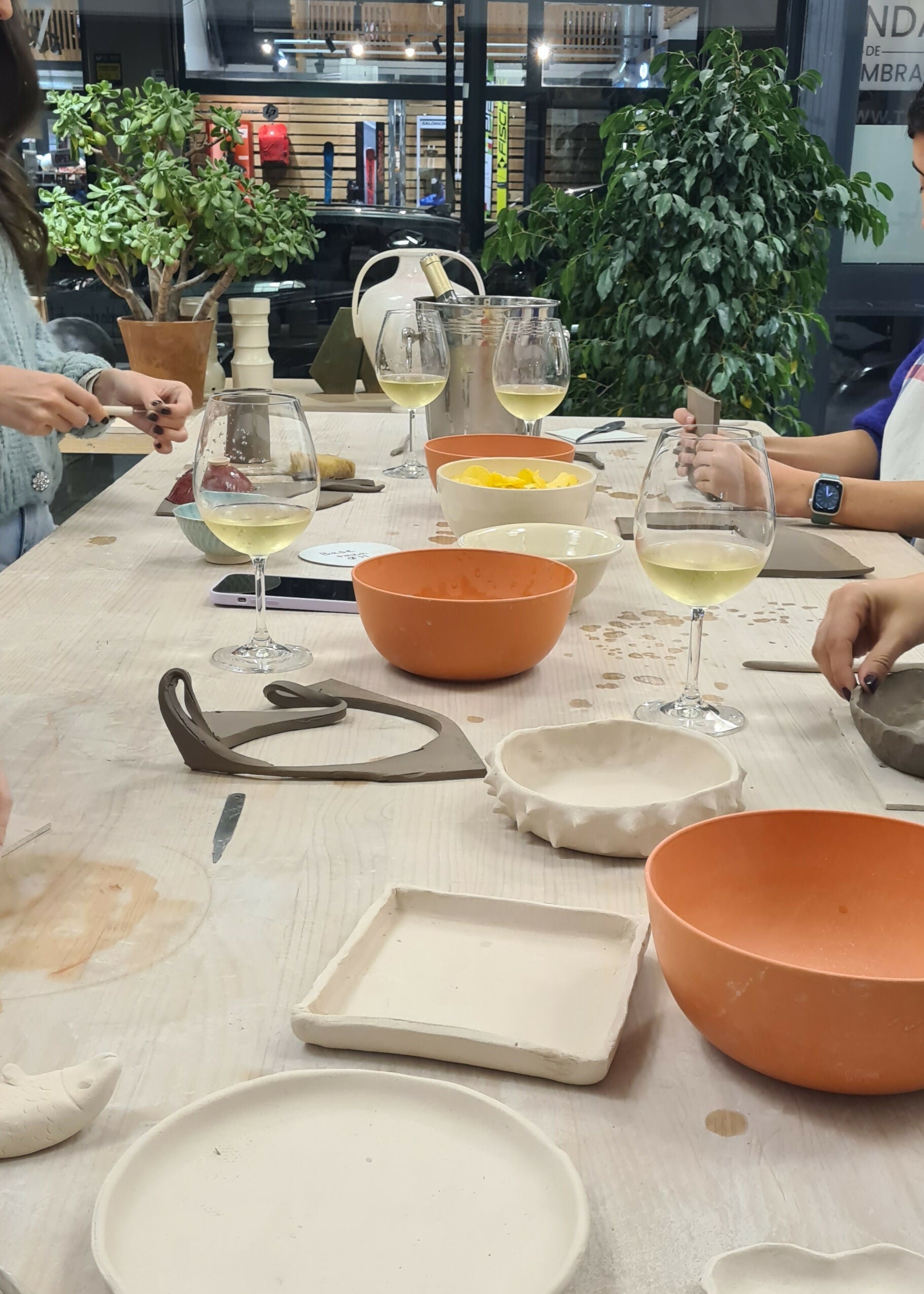 Ceramics and Wine Night with Alejandro and Team in Madrid, Spain, by subcultours