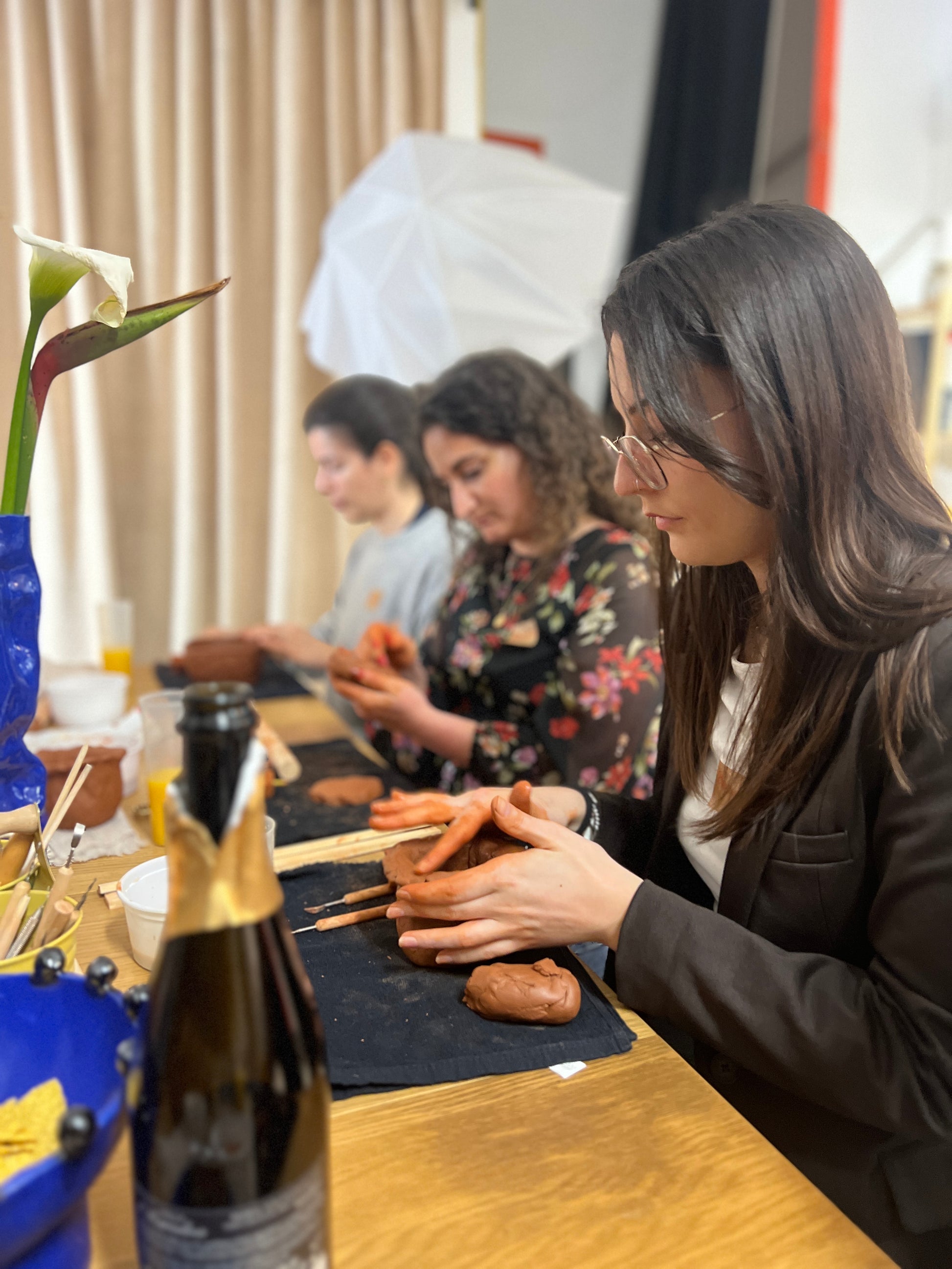 Clay & Cocktails: Hand-Building Ceramic Workshop with Anna in Lisbon, Portugal, by subcultours 555