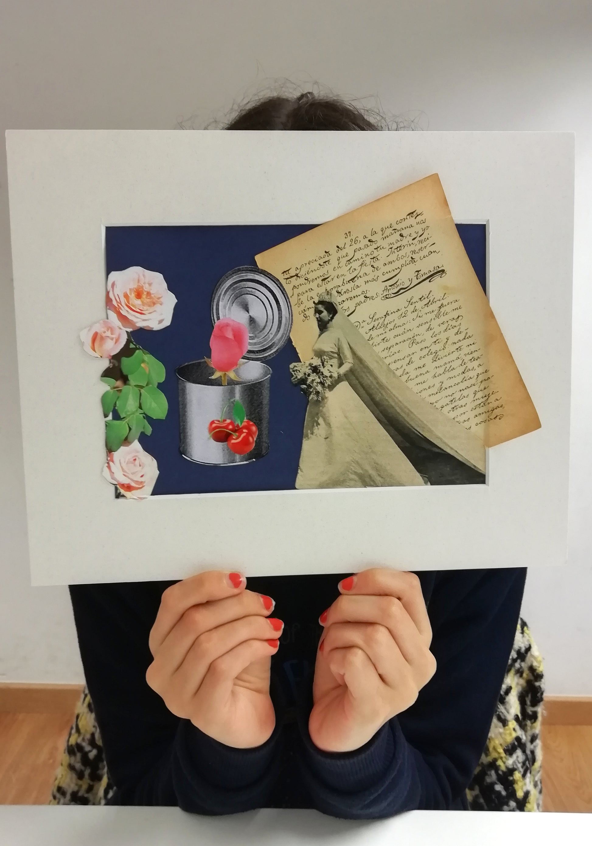 Collage Workshop "Collage with Dried Flowers and Images" with Polo in A Coruña, Spain by subcultours