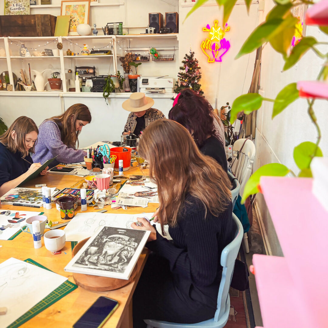 Cosy Collage Workshop with Ellis in Utrecht, The Netherlands, by subcultours, creative people 4