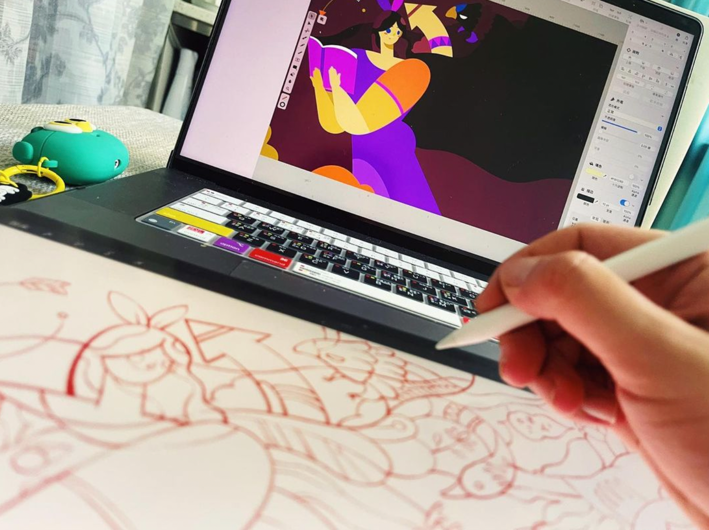 "Creating Patterns and Textures for Illustration" Workshop with Jaye in Berlin, Germany
