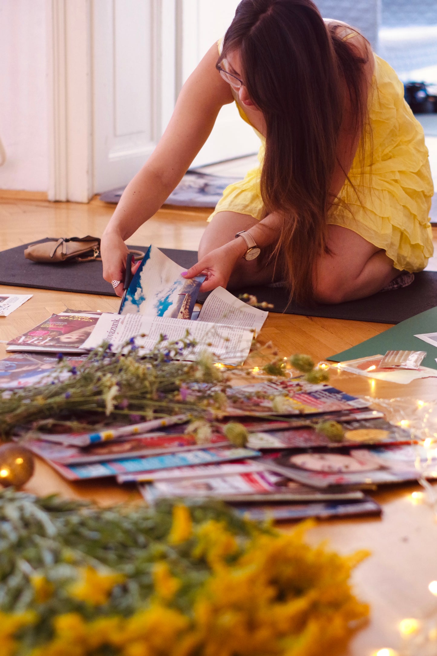 Atelier de créativité "Créez votre tableau de vision et rendez votre vie de rêve tangible" avec Marianna à Debrecen, Hongrie