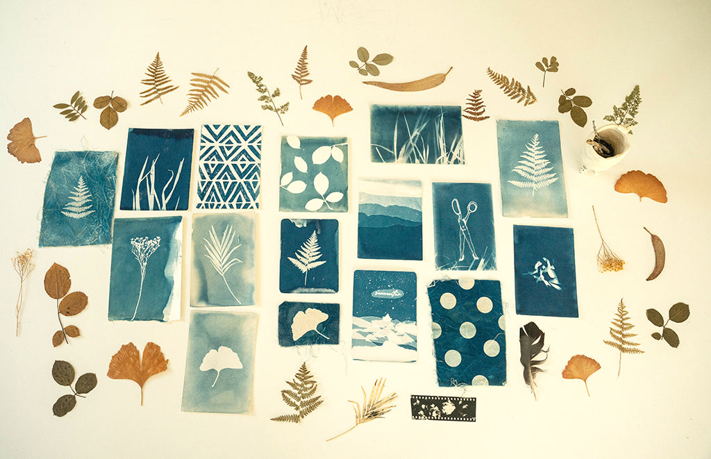 Cyanotype Workshop with Andrea on island Illa de Arousa, Galicia by subcultours