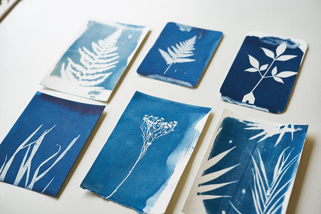 Cyanotype Workshop with Andrea on island Illa de Arousa, Galicia by subcultours