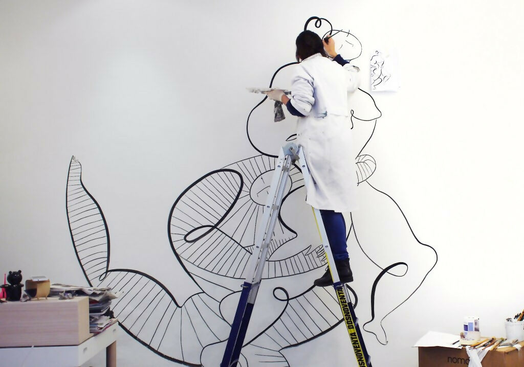 Andrea-Santamarina-Studio-Madrid-Design-Festival-Drawing-Mural
