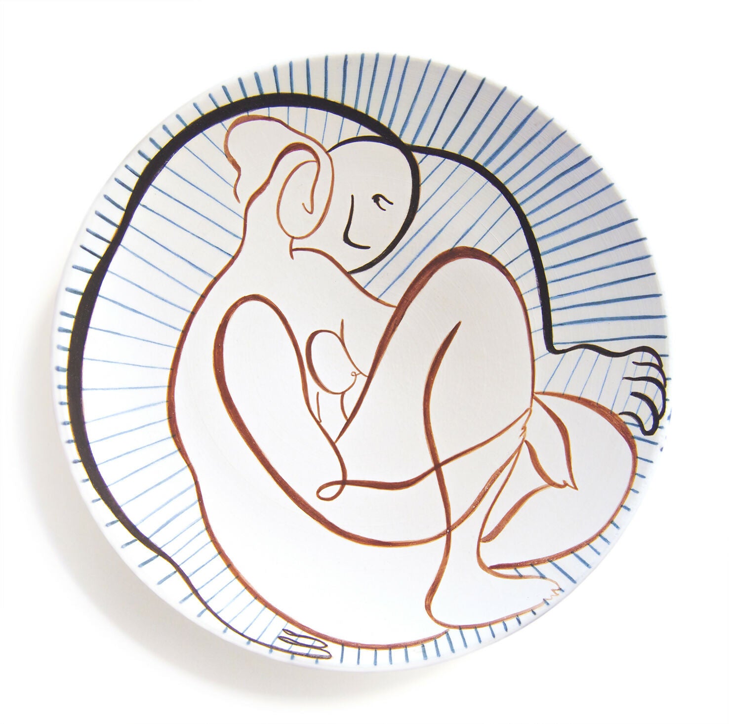 Andrea-Santamarina-Contemporary-artist-spain-Art-Gallery-artistic-ceramic-drawing-plates-Love-1