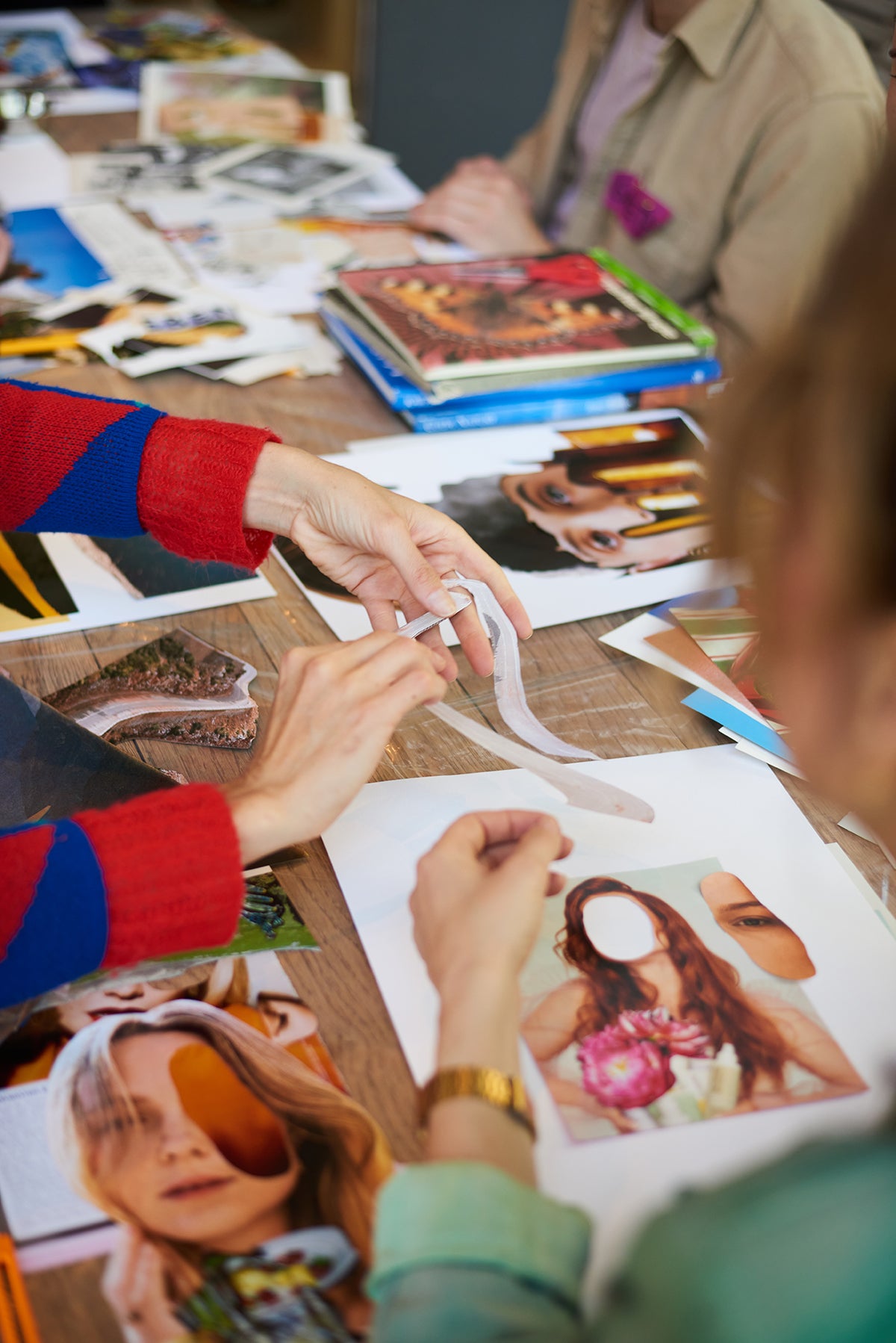 "Experiment and Let Go" Collage Workshop with Julia in Berlin, Germany