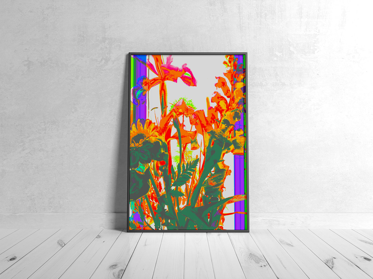 "FLOWER BOUQUET" Fine Art Print by Marzia Braggion